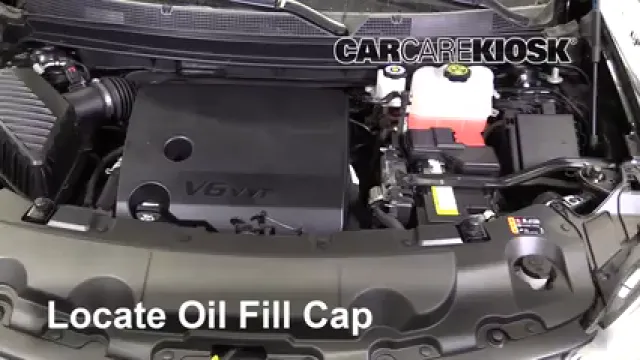 2018 Chevrolet Traverse High Country 3.6L V6 Aceite Agregar aceite